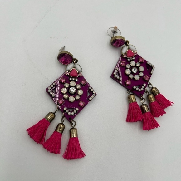 Fushiaca Baublebar Tassel Earrings – Fringe Boho Style - Picture 2 of 4